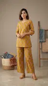 K 1194 by Naisha Cotton Printed Co Ord Set Collection